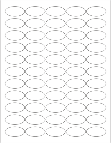 WL-6025 label sjabloon vectorafbeeldingen